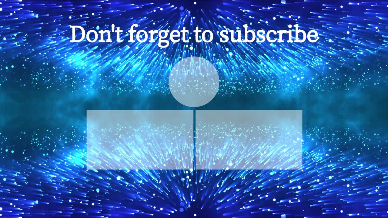 환상적인 라이트 엔드 카드 엔딩 스크린 모션 그래픽