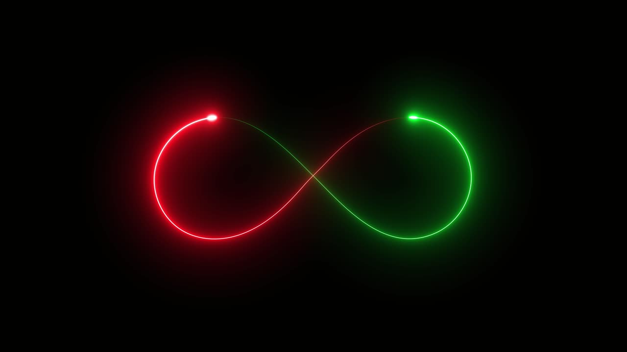 Neon Infinity Symbol
