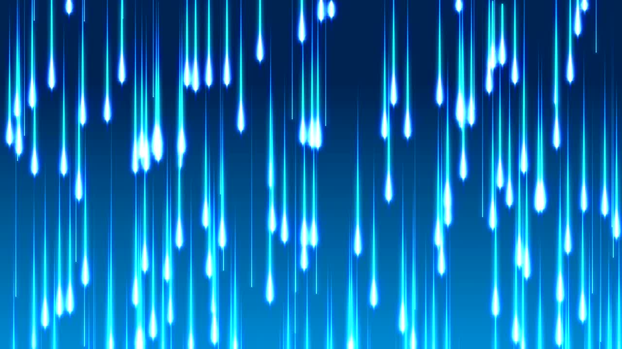 partículas de brillo abstractas que caen.