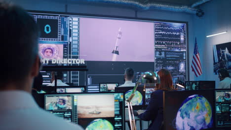 space mission control room