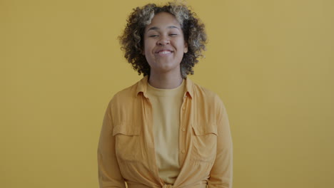 woman smiling at the camera