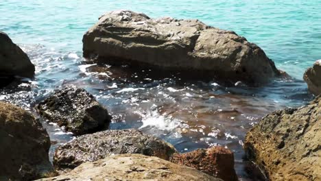 On-a-rocky-shore-of-the-sea