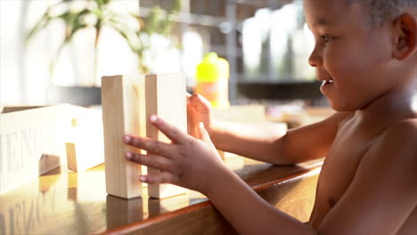 young-South-African-Boy-playing-with-blocks