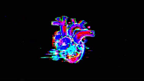 Glitched Heart Anatomy