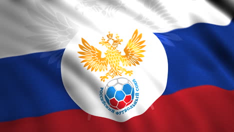 flag of the russian national football team