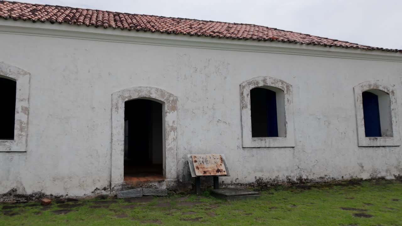 Commander's quarters in São José de Macapá Fortress. Elegant living space showcases the hierarchy and lifestyle of high-ranking officers in colonial Amazonian fort