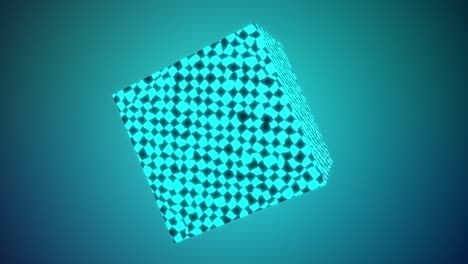 cubo di ciano a anello
