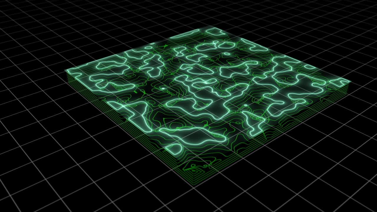 3D Topographic map