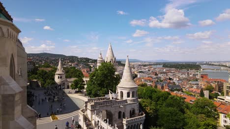 aerial view of fisherman's bastion