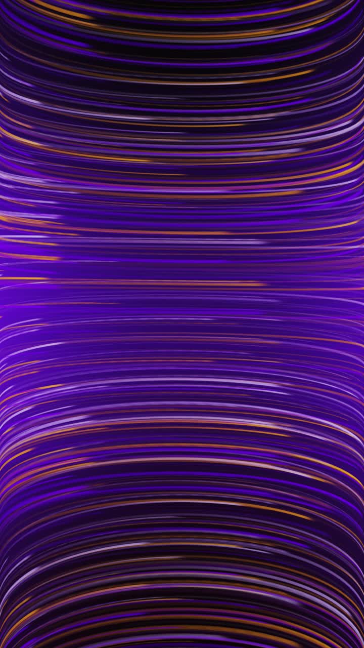 Animazione verticale 4K. Sfondo animato di linee curve colorate che scorrono