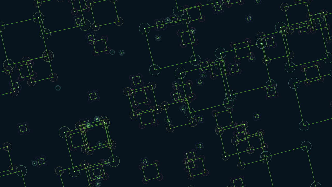 Green geometric pattern versatile design element for websites and apps