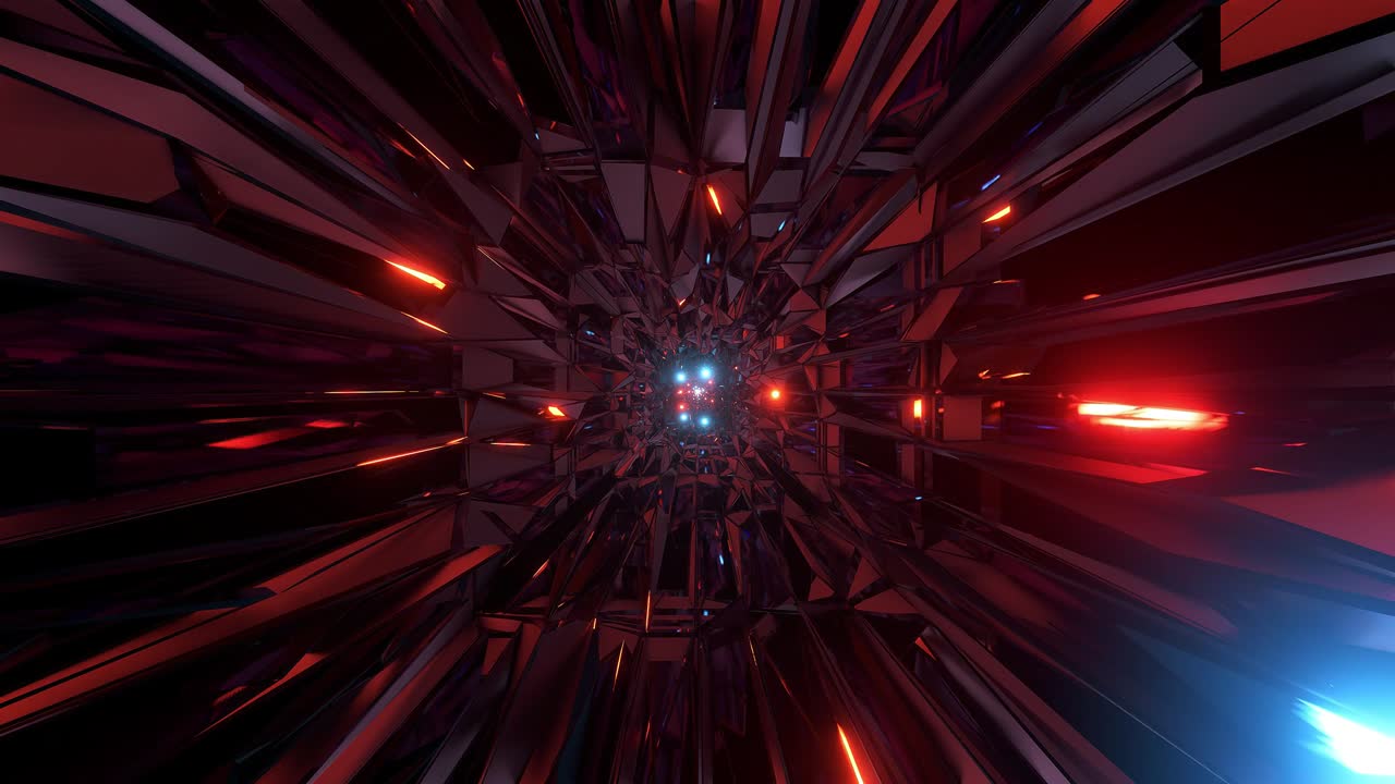 animación de túnel abstracto