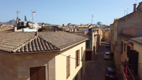 alcúdia old town shot from the old fortified walls