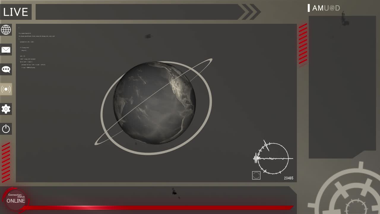 World observer Looping streaming background. 1080p.mp4