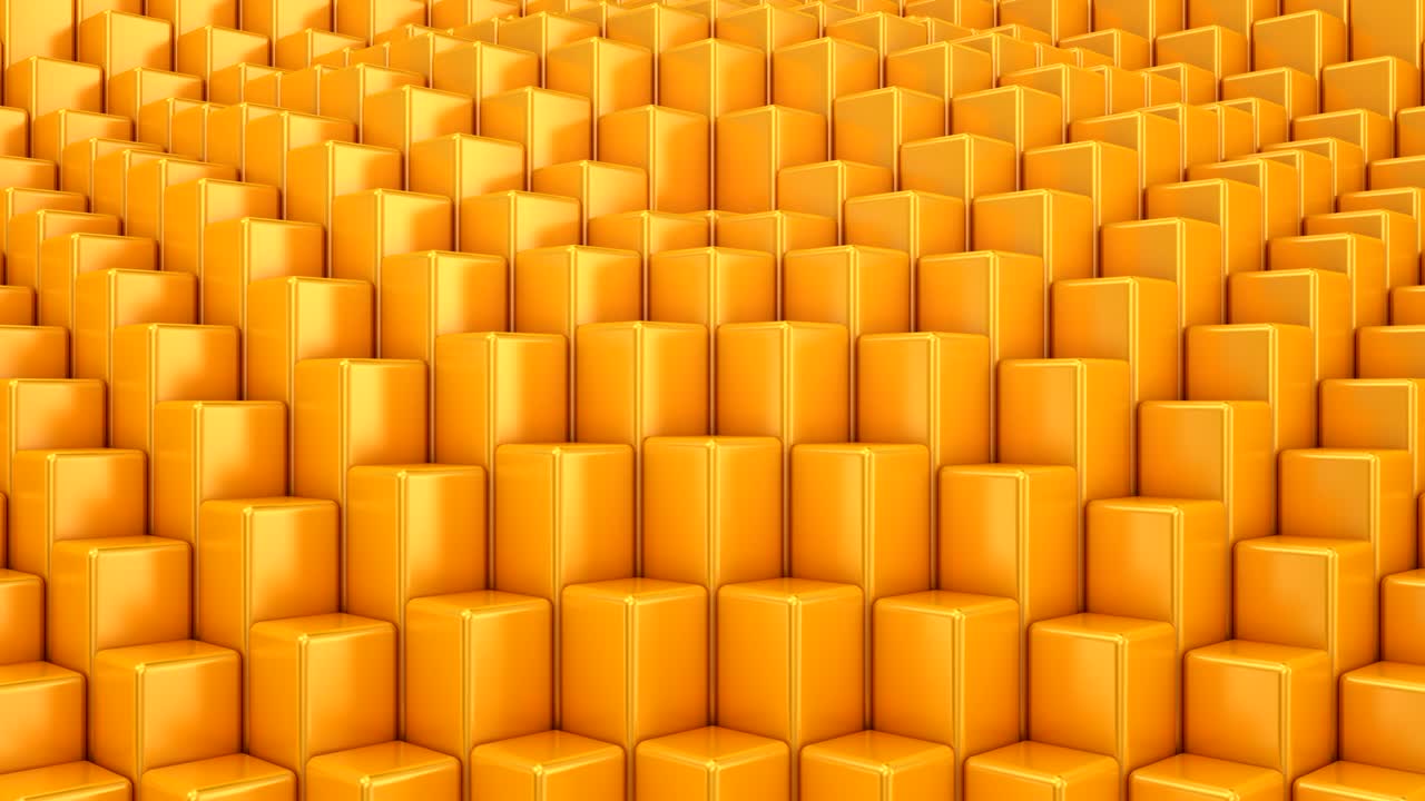 las cajas forman una onda