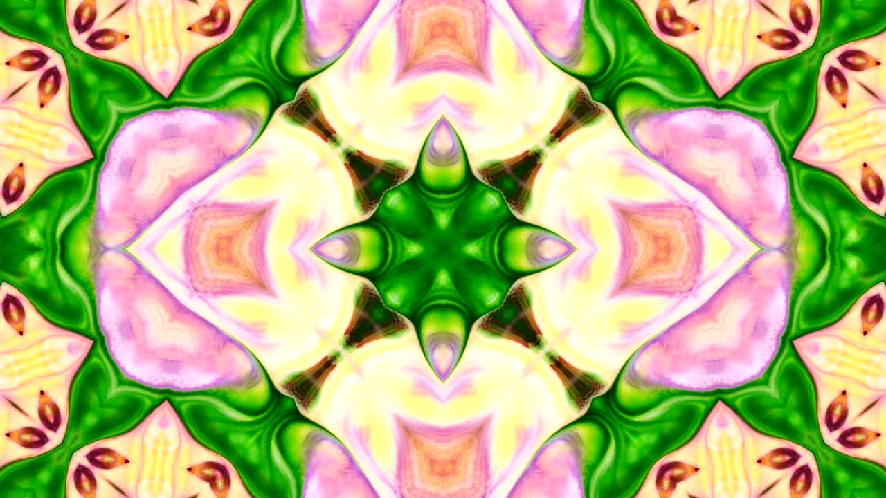 movimiento de fondo de kaleidoscopio abstractamente colorido