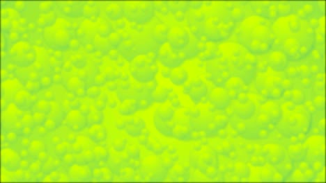 abstracto círculos verdes borrosos animación de video