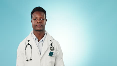 cara, señalando o médico con espacio