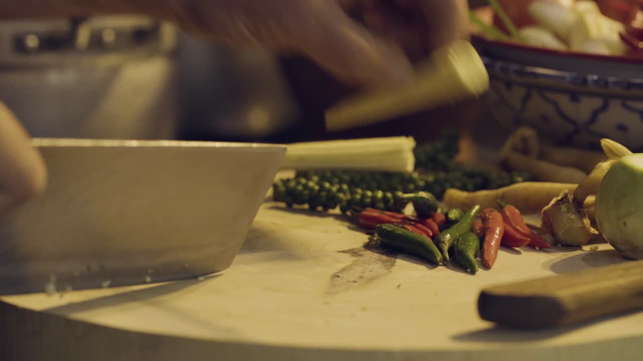 maíz dulce cortado en trozos pequeños