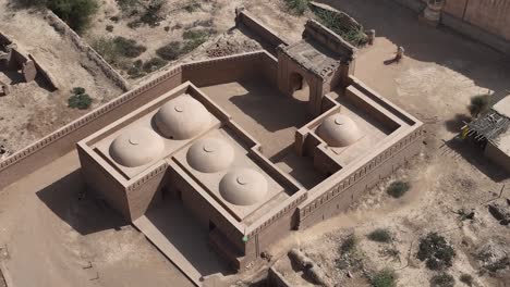 aerial top shot of derawar fort