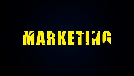texto de marketing. fondo de animación líquida