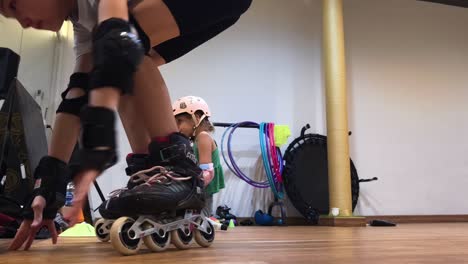 clase de patinaje sobre ruedas