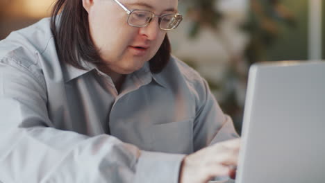 man working on a laptop