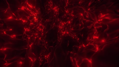 abstract glowing red flame looping background