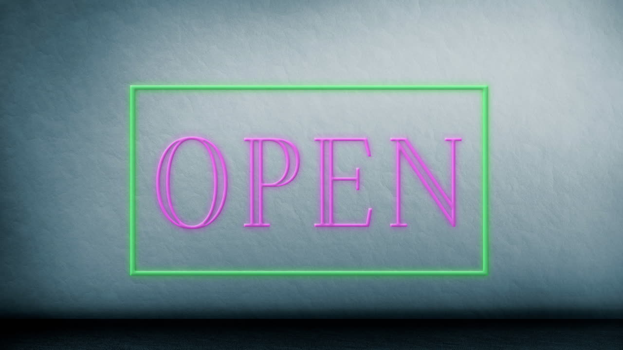 프레임 4k에서 반 ⁇ 이는 오픈 텍스트의 애니메이션