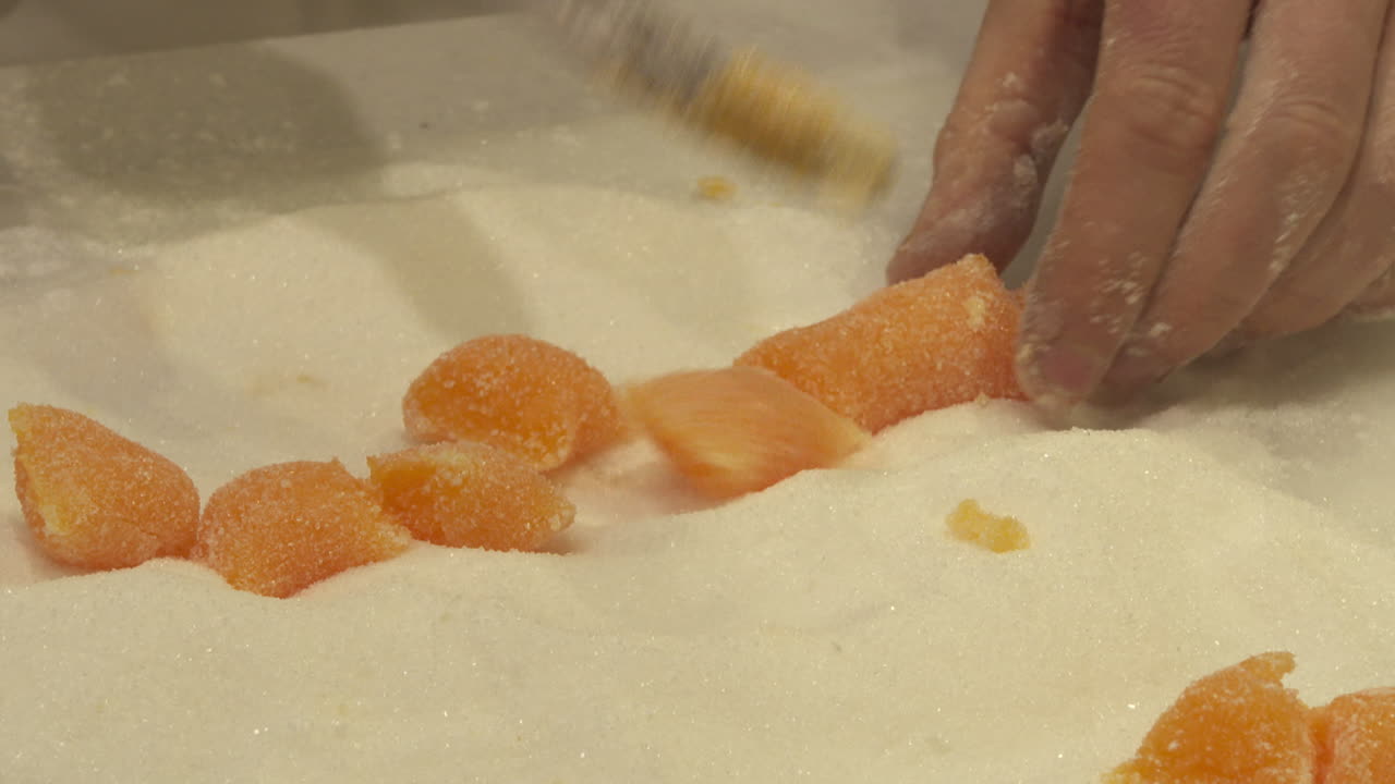 Preparing Candied Fruits