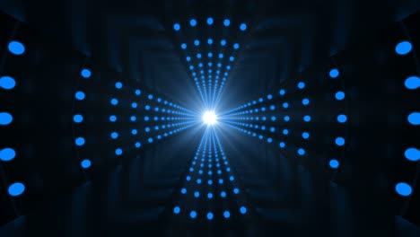 blue looped glossy background tunnel