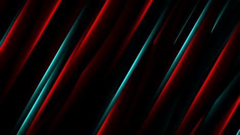 sci-fi blue and red neon lines abstract hi-tech video animation