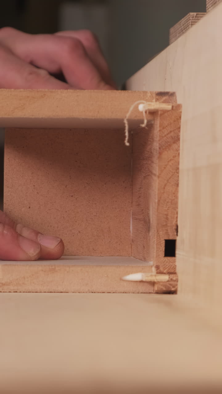 Woodworking Project: Assembling Wooden Box on Table Saw