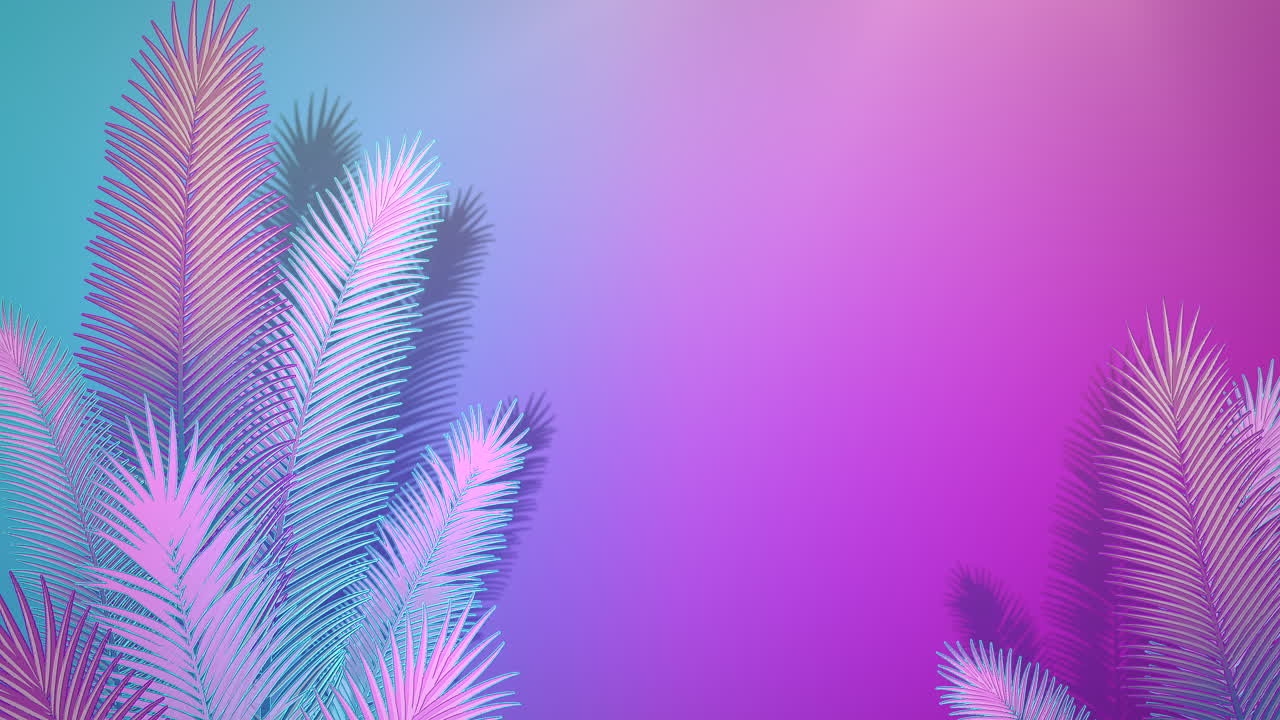 primer plano de hojas tropicales de árboles con fondo de verano 4