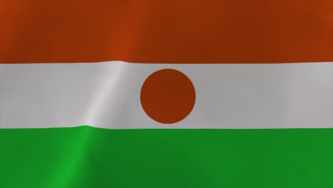 niger waving flag animation 4k moving wallpaper background