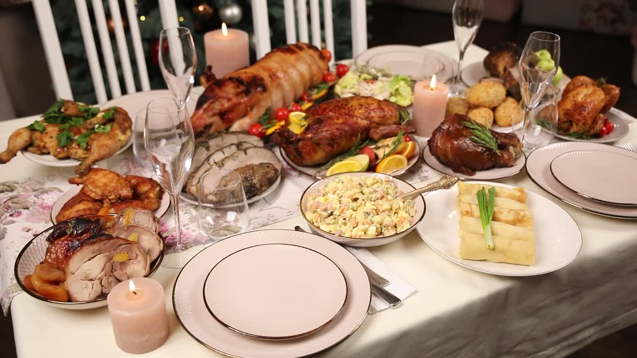 축제적 인 크리스마스 잔치