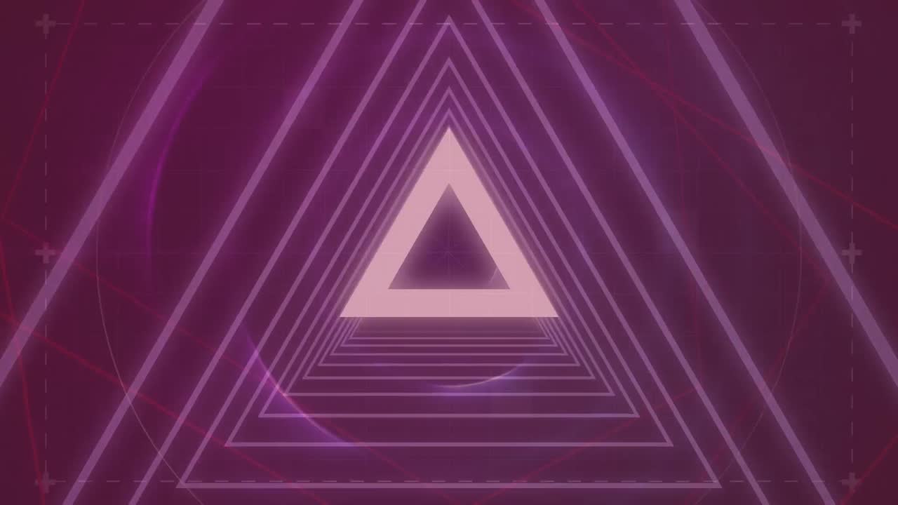 animación de formas en movimiento sobre fondo negro