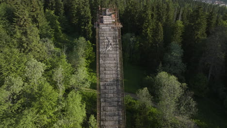 Old-Ski-Jump-Ramp-In-Bakuriani-Ski-Resort,-Georgia