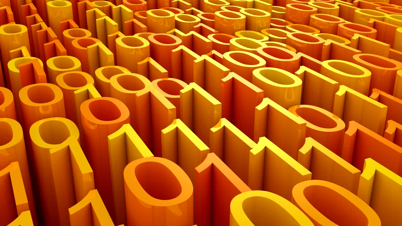 el fondo del código binario