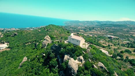 a berber temple at the top of the mountain in tizi ouezou algeria