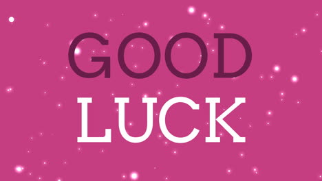 good luck text