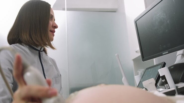 Pregnant Woman Ultrasound Scan