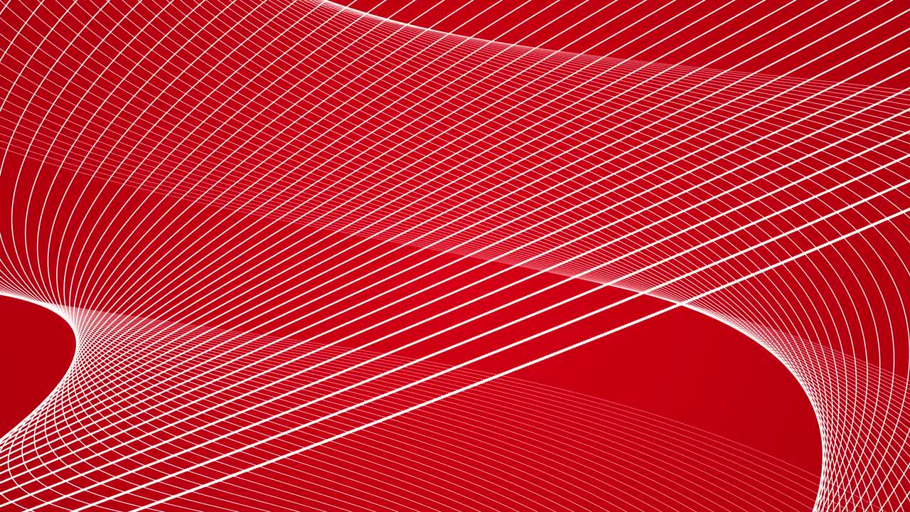 추상적인 기하학적 회전 나선형 루프 운동 배경 빨간색