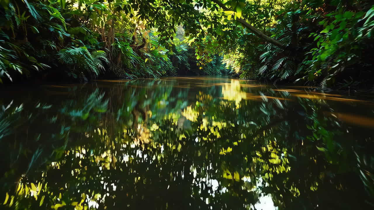 Serene Jungle River