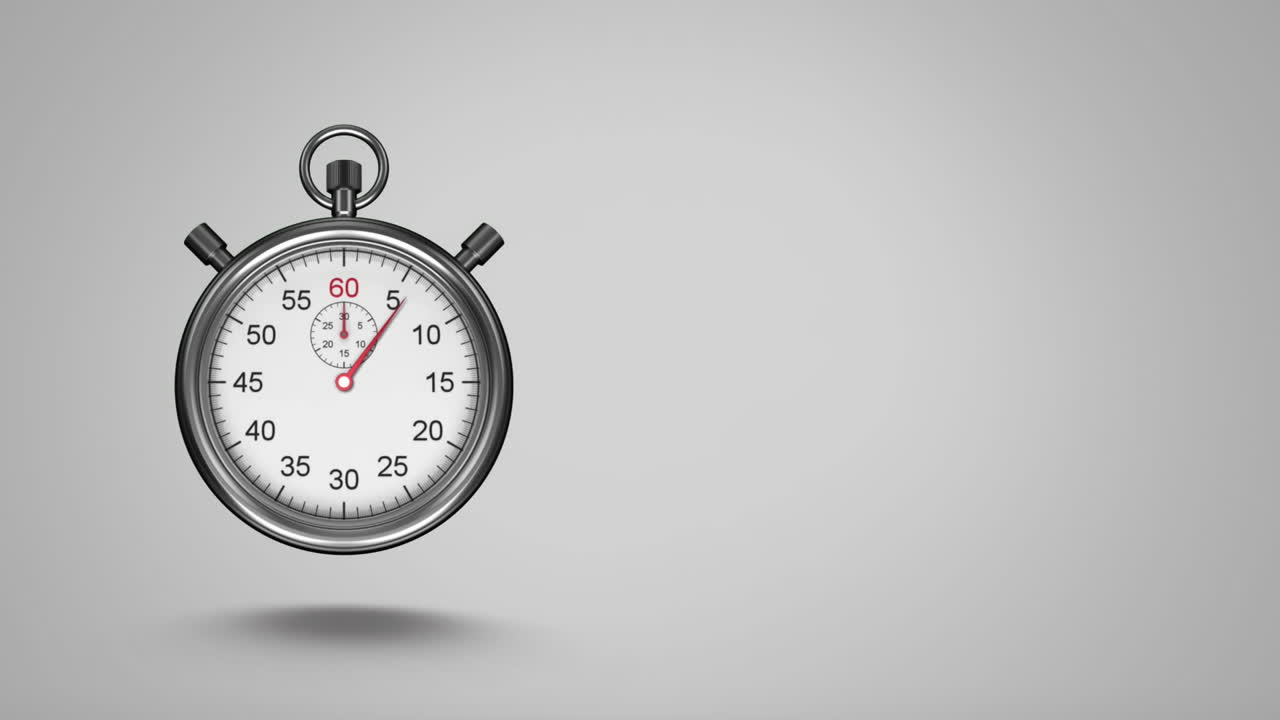 Silver stopwatch