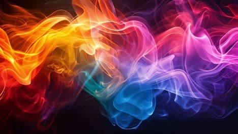 colorful abstract smoke background