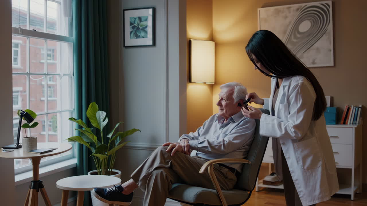 Hearing Aid Fitting for Elderly Patient