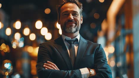 portrait of a confident businessman