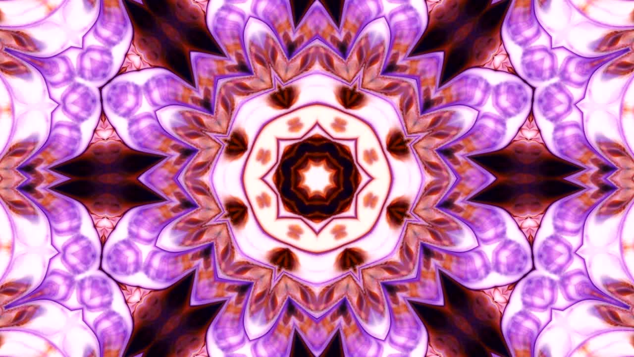 movimiento de fondo de kaleidoscopio abstractamente colorido