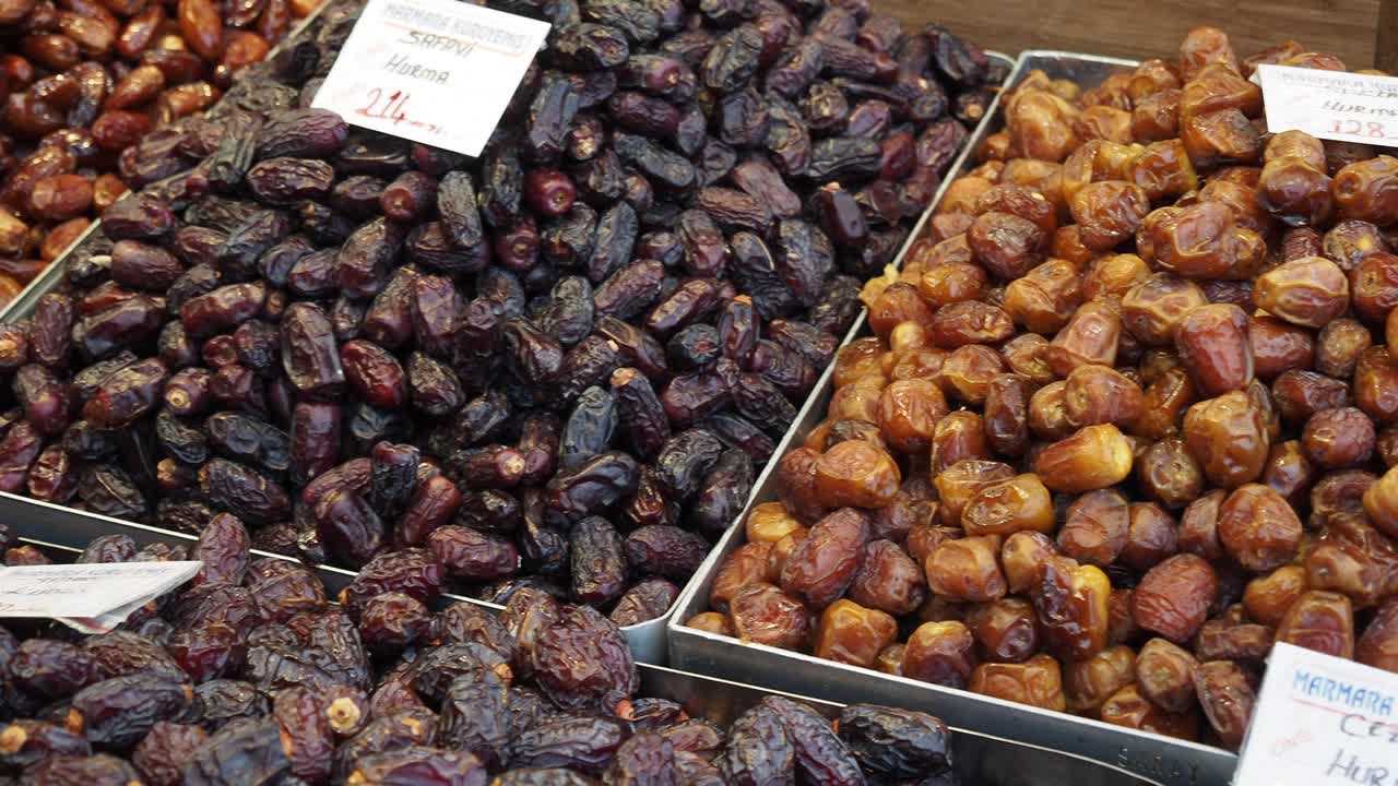 Dried Dates at a Market